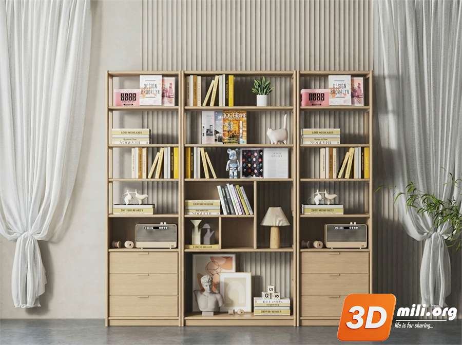 Bookcase Skp Files